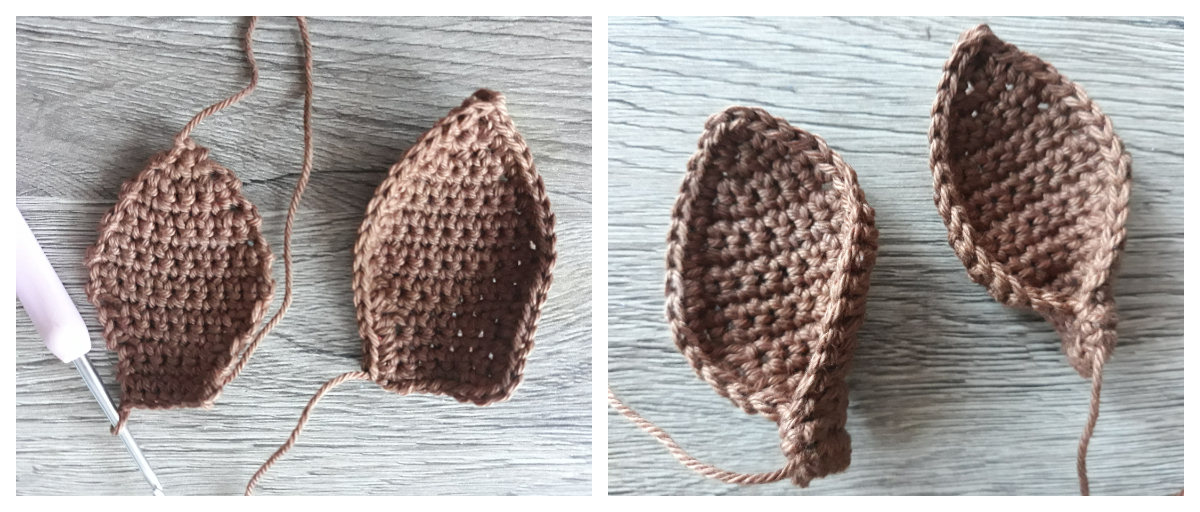 Blog-Inhaltsbild für 'weihnachtliches Rehmädchen, kostenlose Häkelanleitung'